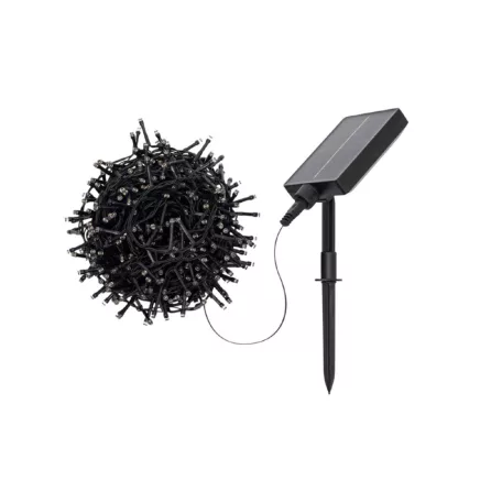 HOME SLC240WW napelemes fényfüzér, 240db melegfehér LED, 6 méter, 8 program, kül- és beltéri kivitel