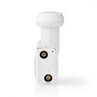 LNB | SatCR | Kimeneti csatlakozó: 2x F-Csatlakozó | Zajszint tartomány: 0.80 dB | Átalakítási nyereség: 58 - 60 dB | Fehér