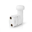 LNB | SatCR | Kimeneti csatlakozó: 2x F-Csatlakozó | Zajszint tartomány: 0.80 dB | Átalakítási nyereség: 58 - 60 dB | Fehér