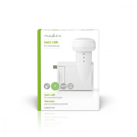 LNB | SatCR | Kimeneti csatlakozó: 2x F-Csatlakozó | Zajszint tartomány: 0.80 dB | Átalakítási nyereség: 58 - 60 dB | Fehér