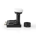 LNB | Iker Monoblokk 4.3° | Kimeneti csatlakozó: 2x F-Csatlakozó | Zajszint tartomány: 0.85 dB | Átalakítási nyereség: 52 - 66 dB | Fekete | Megfelelő: Astra1+ / Astra3