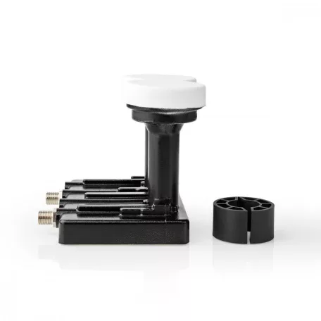 LNB | Iker Monoblokk 4.3° | Kimeneti csatlakozó: 2x F-Csatlakozó | Zajszint tartomány: 0.85 dB | Átalakítási nyereség: 52 - 66 dB | Fekete | Megfelelő: Astra1+ / Astra3