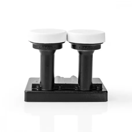 LNB | Iker Monoblokk 4.3° | Kimeneti csatlakozó: 2x F-Csatlakozó | Zajszint tartomány: 0.85 dB | Átalakítási nyereség: 52 - 66 dB | Fekete | Megfelelő: Astra1+ / Astra3