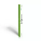 Photo Studio könnyű állvány | Maximális terhelési kapacitás: 2.5 kg | Maximális munka magasság: 200 cm | 3 Szegmens | Utazó táskát tartalmaz | Acél | Fekete