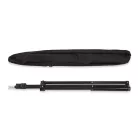 Photo Studio könnyű állvány | Maximális terhelési kapacitás: 2.5 kg | Maximális munka magasság: 200 cm | 3 Szegmens | Utazó táskát tartalmaz | Acél | Fekete