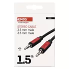 EMOS Jack kábel 3.5mm ST dugó-3.5mm ST dugó 1.5m