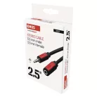 EMOS Jack kábel 3.5mm ST dugó-3.5mm ST dugalj 2.5m