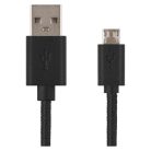 Töltő- és adatkábel USB-A 2.0 / micro USB-B 2.0, 2 m, fekete