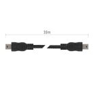 Töltő- és adatkábel USB-A 2.0 / micro USB-B 2.0, 2 m, fekete