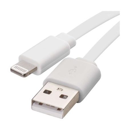Töltő- és adatkábel USB-A 2.0 / Lightning MFi, 1 m, fehér