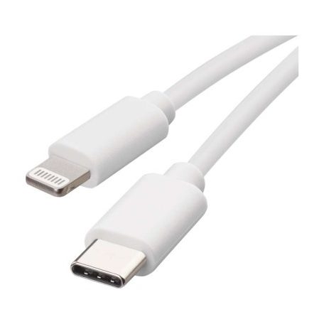 Töltő- és adatkábel USB-C 2.0 / Lightning MFi, 1 m, fehér