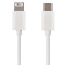 Töltő- és adatkábel USB-C 2.0 / Lightning MFi, 1 m, fehér
