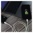 Töltő- és adatkábel USB-C 2.0 / Lightning MFi, 1 m, fehér