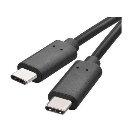 Töltő- és adatkábel USB-C 3.1 / USB-C 3.1, 1 m, fekete