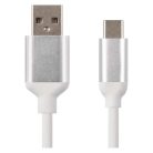 Töltő- és adatkábel USB-A 2.0 / USB-C 2.0, 1 m, fehér