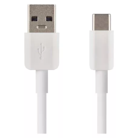 Töltő- és adatkábel USB-A 2.0 / USB-C 2.0, 1,5 m, fehér