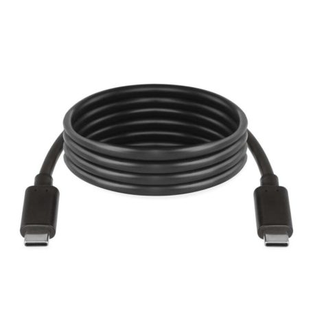 Töltő- és adatkábel 2.0 USB-C / USB-C, 1 m, fekete