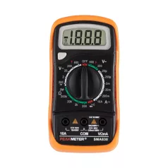   Home SMA 830 digitális multiméter, gyenfeszültség, váltófeszültség, egyenáram, ellenállás mérése, tartozékok: mérőzsinór