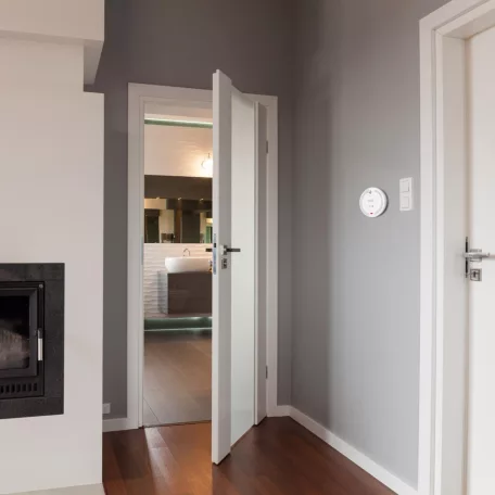 Home SMO10SMART optikai füstérzékelő, Tuya Smart és Smart Life kompatibilis, Wi-Fi kapcsolat, 10 év elem élettartam, 2400 mAh