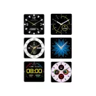 Home SMW FIT fitnesz okosóra, pulzusmérés, vérnyomásmérés, véroxigénmérés, lépésszámlálás, alváselemzés, unisex,  IP67 védettség, 1,55” érintőképernyő, 2.5D üveg