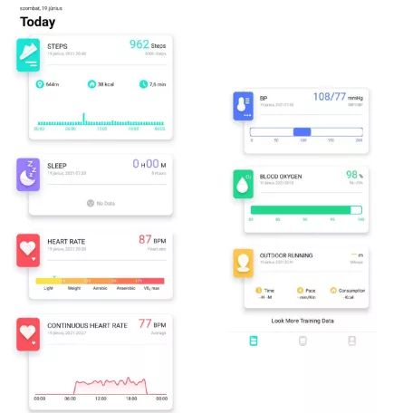 Home SMW FIT fitnesz okosóra, pulzusmérés, vérnyomásmérés, véroxigénmérés, lépésszámlálás, alváselemzés, unisex,  IP67 védettség, 1,55” érintőképernyő, 2.5D üveg