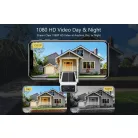 Jortan térfigyelő kamera, 4MP napelemes kamera napelemes töltés, Wifi kapcsolat 1080P solar kamera wifi ip kamera ip66 ICSEE APP-pal