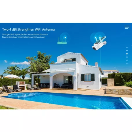 Jortan térfigyelő kamera, 4MP napelemes kamera napelemes töltés, Wifi kapcsolat 1080P solar kamera wifi ip kamera ip66 ICSEE APP-pal