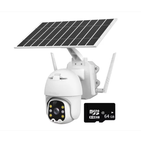 Napelemes kamera szolár WIFI biztonsági megfigyelő, Wifi 5MP 1080P solar kamera wifi ip kamera ip66 ICSEE APP-pal