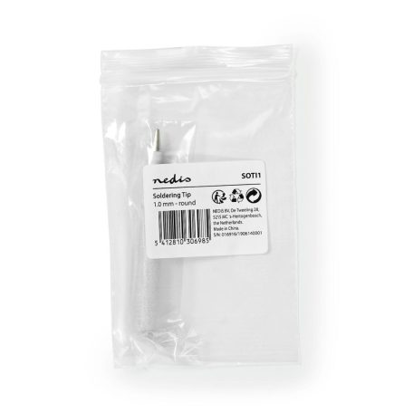 Pákahegy | 1.0 mm | Kerek | Megfelelő: Egyetemes | Ezüst