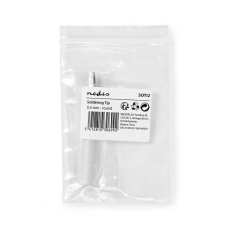 Pákahegy | 0.3 mm | Kerek | Megfelelő: Egyetemes | Ezüst