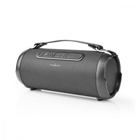 Nedis boombox hordozható Bluetooth® hangfal Party Boombox | 6 óra | 1.0 | 24 W | Media lejátszás: AUX / Micro SD / USB | IPX5 | Összekapcsolható | Hordozó fogantyú | Fekete