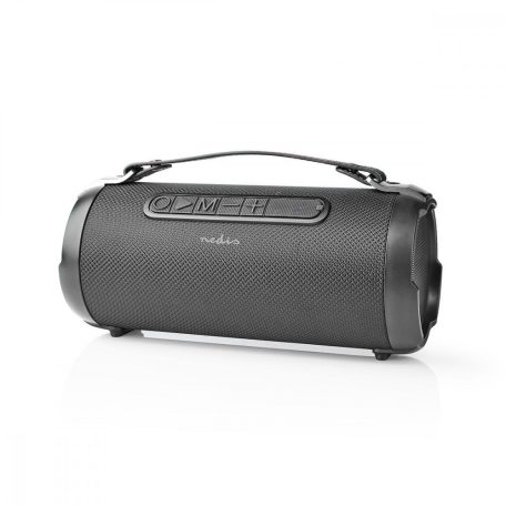 Nedis boombox hordozható Bluetooth® hangfal Party Boombox | 6 óra | 1.0 | 24 W | Media lejátszás: AUX / Micro SD / USB | IPX5 | Összekapcsolható | Hordozó fogantyú | Fekete
