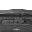 Bluetooth® Party Boombox | 6 óra | 1.0 | 24 W | Media lejátszás: AUX / Micro SD / USB | IPX5 | Összekapcsolható | Hordozó fogantyú | Fekete