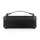 Bluetooth® Party Boombox | 5 óra | 2.0 | 24 W | Media lejátszás: AUX / USB | X4 | Összekapcsolható | Hordozó fogantyú | Party fények | Fekete