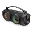 Bluetooth® Party Boombox | 5 óra | 2.0 | 24 W | Media lejátszás: AUX / USB | X4 | Összekapcsolható | Hordozó fogantyú | Party fények | Fekete