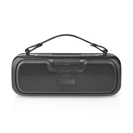 Bluetooth® Party Boombox | 4.5 óra | 2.0 | 45 W | Media lejátszás: AUX / USB | IPX5 | Összekapcsolható | Hordozó fogantyú | Party fények | Fekete