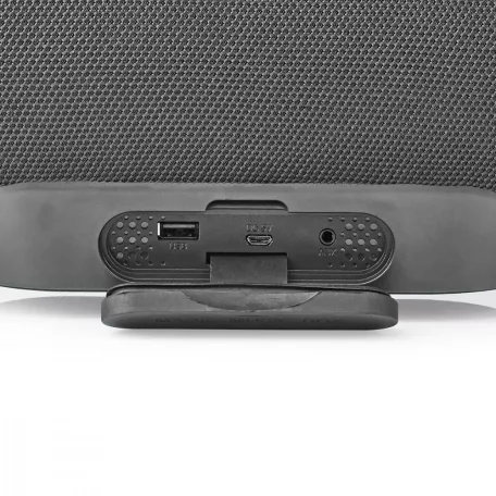 Bluetooth® Party Boombox | 6 óra | 2.0 | 132 W | Media lejátszás: AUX / USB | IPX5 | Összekapcsolható | Hordozó fogantyú | Fekete