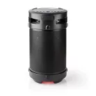 Bluetooth® Party Boombox | 3.5 óra | 4.1 | 210 W | Media lejátszás: AUX / USB | IPX5 | Összekapcsolható | Hordozó fogantyú | Party fények | Ezüst / Fekete