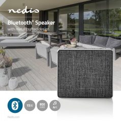   Bluetooth® hangszóró | Maximális akkumulátor lejátszási idő: 4 óra | Kézben Tartott Változat | 15 W | Stereo | Beépített mikrofon | Szürke