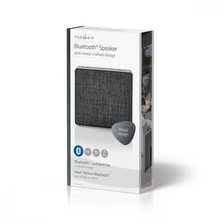 Bluetooth® hangszóró | Maximális akkumulátor lejátszási idő: 4 óra | Kézben Tartott Változat | 15 W | Stereo | Beépített mikrofon | Szürke