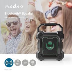   Bluetooth® hangszóró | Maximális akkumulátor lejátszási idő: 13 óra | Asztali Dizájn | 5 W | Mono | Beépített mikrofon | Fekete