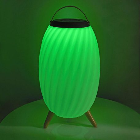 Bluetooth hangszóró Moodlight | 6 óra | Hangulatos Dizájn | 90 W | Mono | Meleg Fehér / RGB | IPX5 | Összekapcsolható | Fehér / Szürke