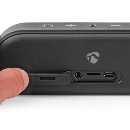 Bluetooth® hangszóró | Maximális akkumulátor lejátszási idő: 12 óra | Kézben Tartott Változat | 16 W | Stereo | Beépített mikrofon | IPX6 | Összekapcsolható | Fekete