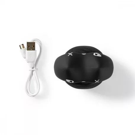 Bluetooth® hangszóró | Maximális akkumulátor lejátszási idő: 3 óra | Kézben Tartott Változat | 9 W | Mono | Beépített mikrofon | Összekapcsolható | Animaticks Kelly Kitten | Fekete