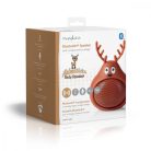 Bluetooth® hangszóró | Maximális akkumulátor lejátszási idő: 3 óra | Kézben Tartott Változat | 9 W | Mono | Beépített mikrofon | Összekapcsolható | Animaticks Rudy Reindeer | Barna