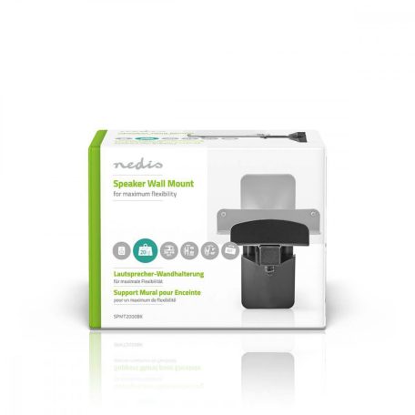 Hangszóró: Mount | A következő típusokkal kompatibilis:: Univerzális | Fali / Mennyezet | 20 kg | Dönthető Forgatható | Forgatható | Acél | Fekete