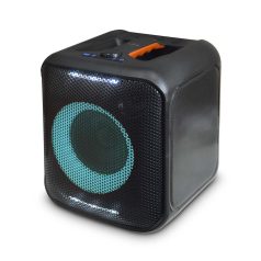   Bluetooth® party hangszóró | Maximális akkumulátor lejátszási idő: 5 óra | 150 W | Hordozó fogantyú | Party fények | Összekapcsolható | Ekvalizer | Fekete / Narancs