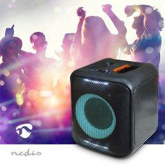   Bluetooth® party hangszóró | Maximális akkumulátor lejátszási idő: 5 óra | 150 W | Hordozó fogantyú | Party fények | Összekapcsolható | Ekvalizer | Fekete / Narancs