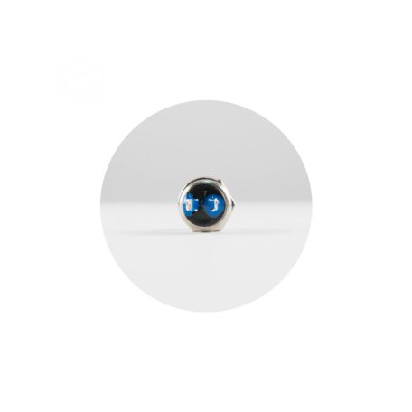 Home SP 02/BK nyomógomb, 1 áramkör, mini záró, fekete