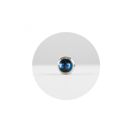 Home SP 02/RD nyomógomb, 1 áramkör, mini záró, piros